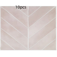 Rose Quartz Chevron (Box of 10 Tiles)